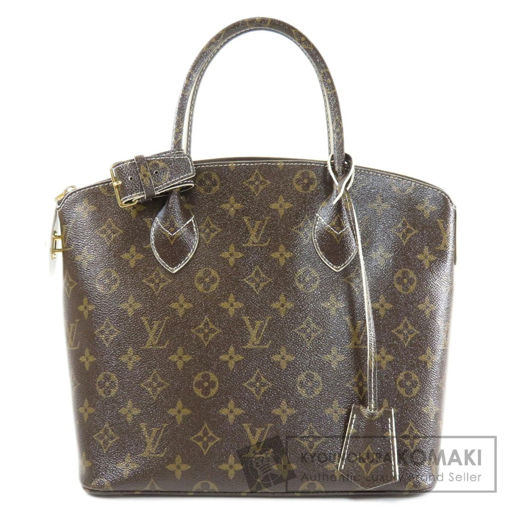 Louis Vuitton Lockit Monogram Handbag Shiny Canvas
